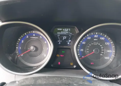 2012 Hyundai Elantra Gls (Ulsan Plant) from USA, damaged, VIN KMHDH4AE0CU349969